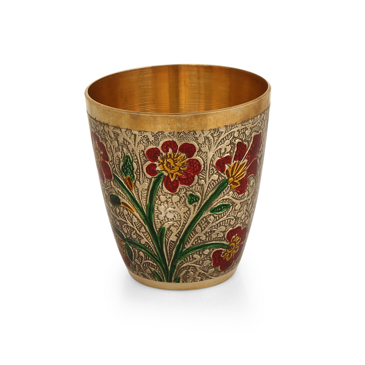 Antique Brass Glass